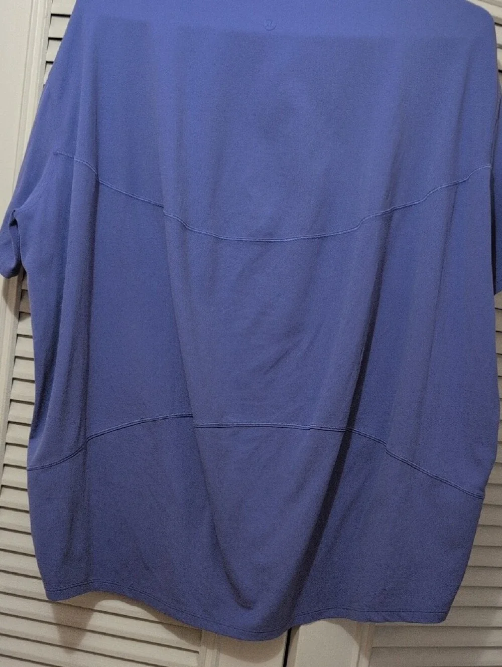 lululemon Short Sleeve Crew Tee in Periwinkle Hi Neck No Size Tag